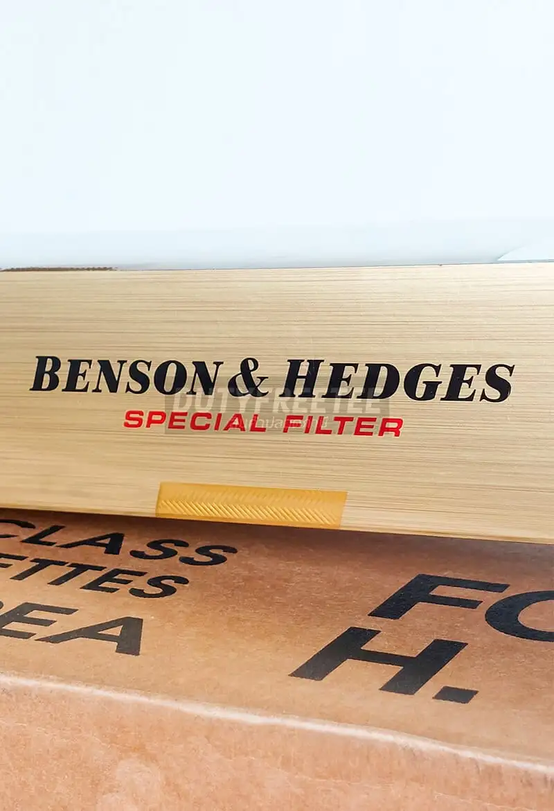 Benson & Hedges Gold Special Filter (London Based)