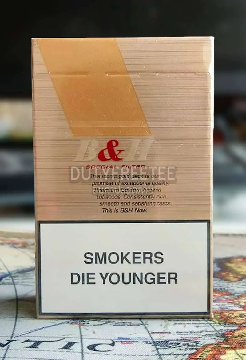 Benson & Hedges Gold Special Filter (London Based)